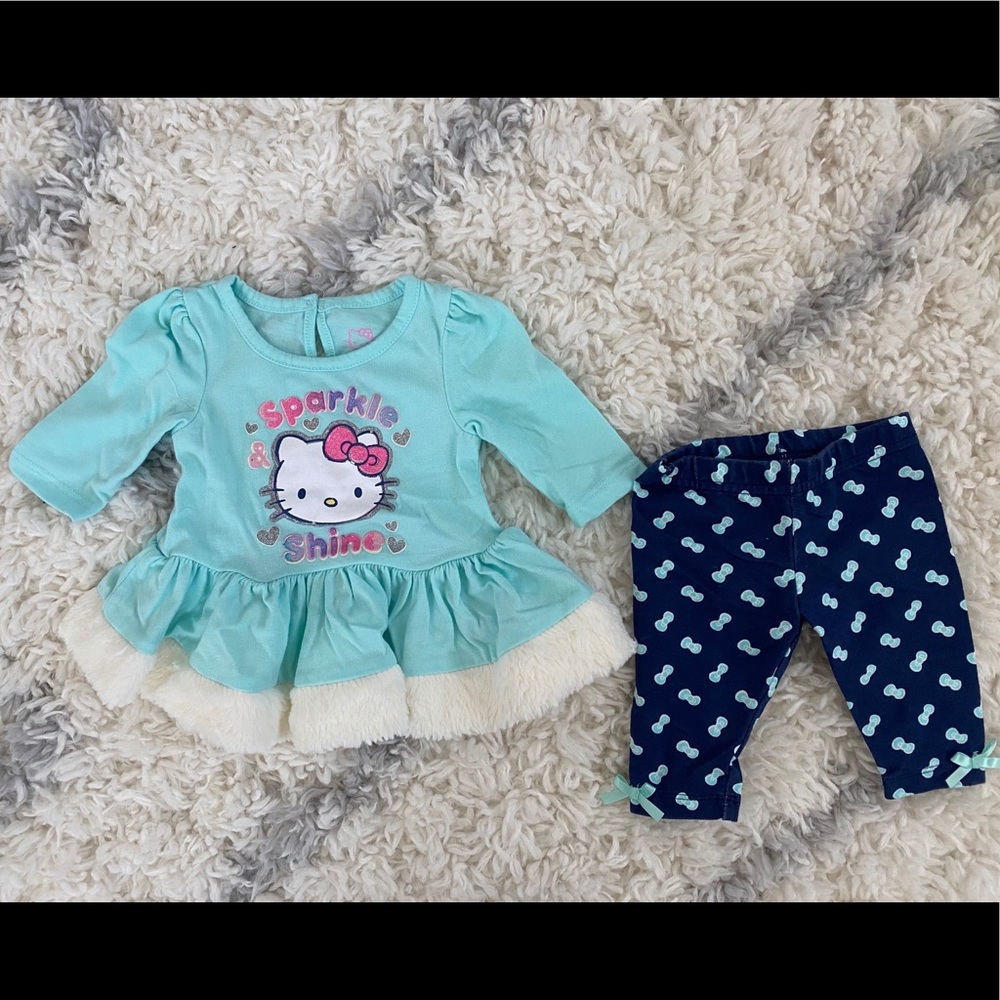 3 month baby girl Hello Kitty outfit